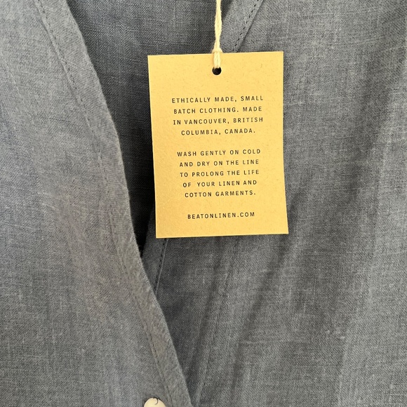 New With Tags Beaton Linen House Dress - Picture 4 of 7